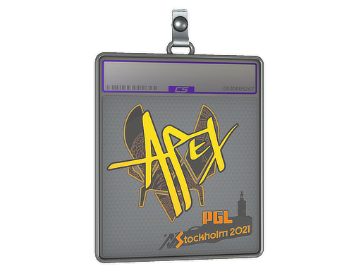 Sticker Slab | apEX (Holo) | Stockholm 2021