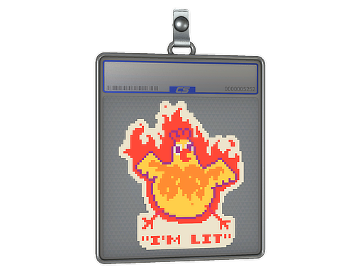 Sticker Slab | I'm Lit