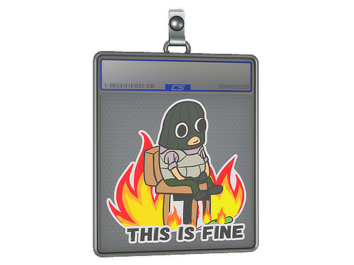 Sticker Slab | This Is Fine (T)