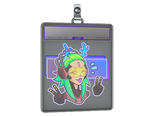 Sticker Slab | V For Victory (Holo)