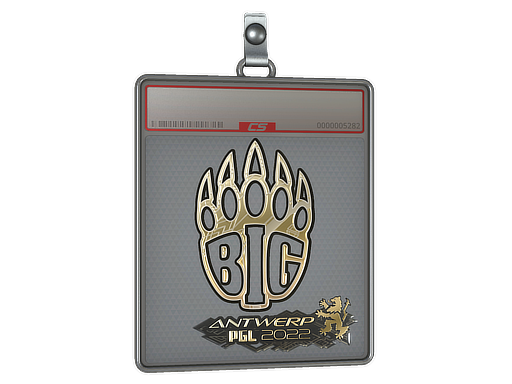 Sticker Slab | BIG (Gold) | Antwerp 2022