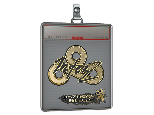 Sticker Slab | interz (Gold) | Antwerp 2022