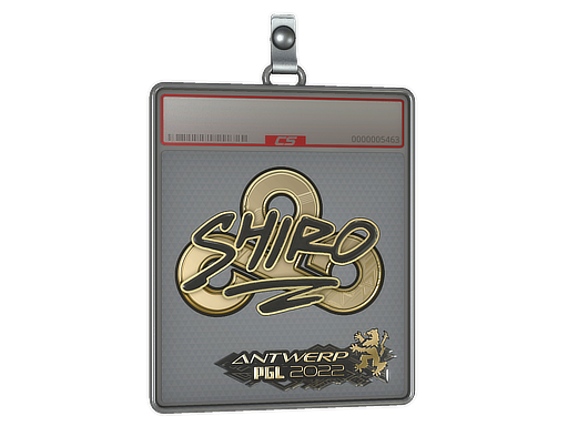 Sticker Slab | sh1ro (Gold) | Antwerp 2022