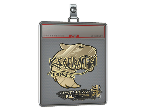 Sticker Slab | KSCERATO (Gold) | Antwerp 2022