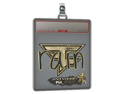 Sticker Slab | rain (Gold) | Antwerp 2022