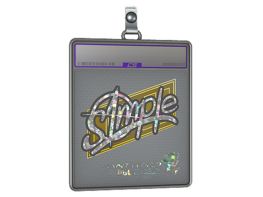 Sticker Slab | s1mple (Glitter) | Antwerp 2022