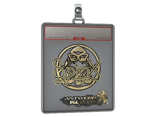 Sticker Slab | Spinx (Gold) | Antwerp 2022