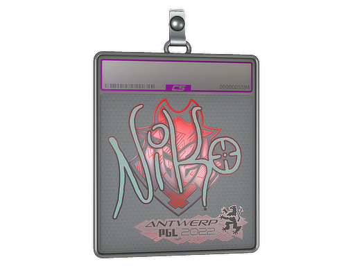 Sticker Slab | NiKo (Holo) | Antwerp 2022