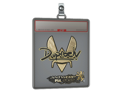 Sticker Slab | dupreeh (Gold) | Antwerp 2022