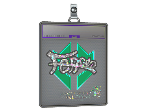 Sticker Slab | fer (Glitter) | Antwerp 2022