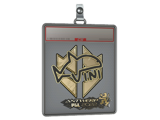 Sticker Slab | VINI (Gold) | Antwerp 2022