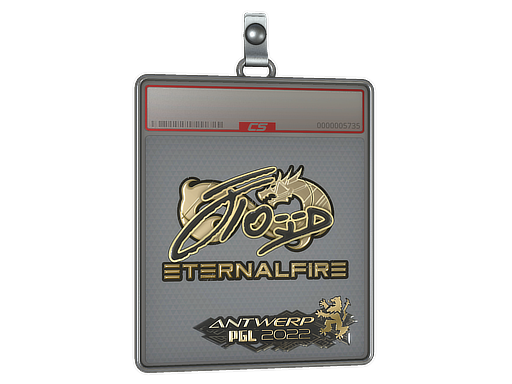 Sticker Slab | xfl0ud (Gold) | Antwerp 2022
