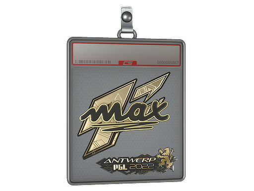 Sticker Slab | max (Gold) | Antwerp 2022
