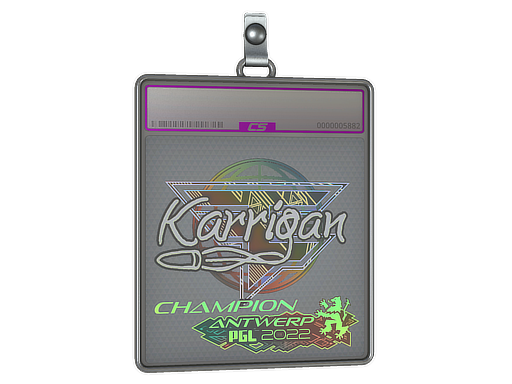 Sticker Slab | karrigan (Holo, Champion) | Antwerp 2022