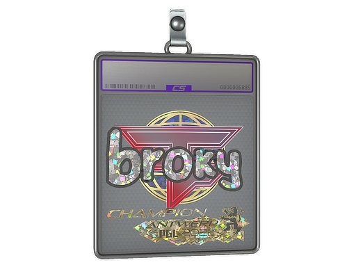 Sticker Slab | broky (Glitter, Champion) | Antwerp 2022