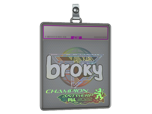 Sticker Slab | broky (Holo, Champion) | Antwerp 2022
