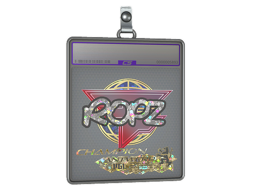 Sticker Slab | ropz (Glitter, Champion) | Antwerp 2022