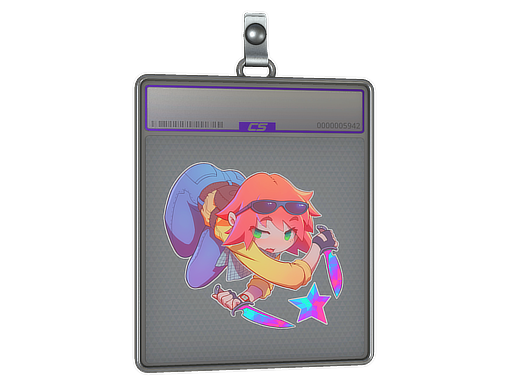 Sticker Slab | Kawaii T (Holo)