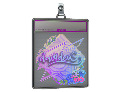 Sticker Slab | dav1deuS (Holo) | Rio 2022