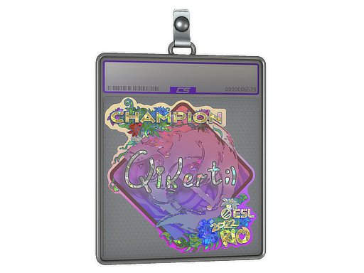 Sticker Slab | qikert (Glitter, Champion) | Rio 2022