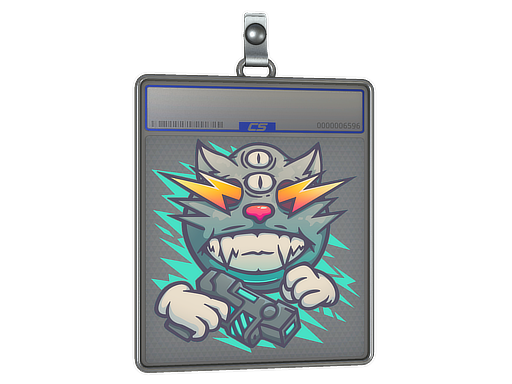 Sticker Slab | Zap Cat
