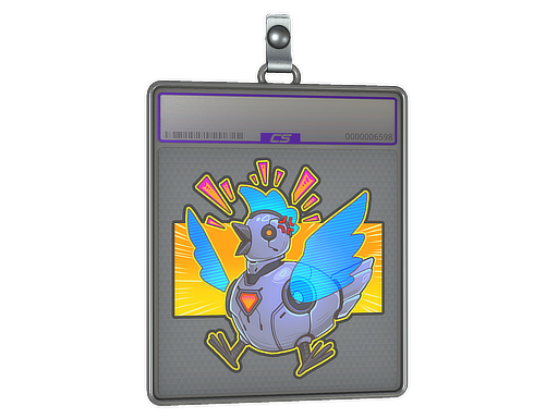 Sticker Slab | Cyber Chicken (Holo)