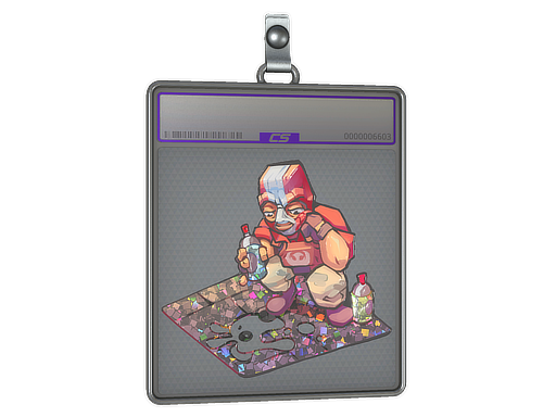 Sticker Slab | Street Artist (Glitter)