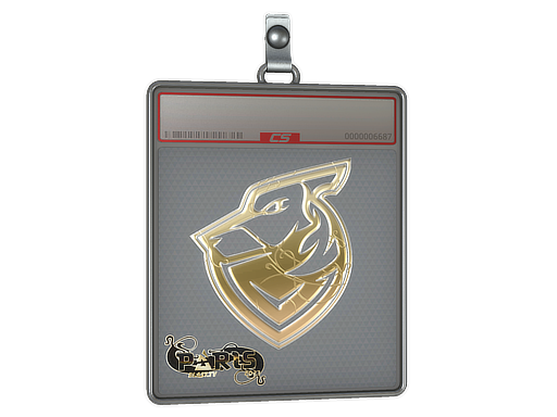 Sticker Slab | Grayhound Gaming (Gold) | Paris 2023