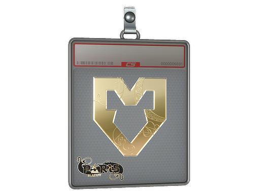 Sticker Slab | MOUZ (Gold) | Paris 2023