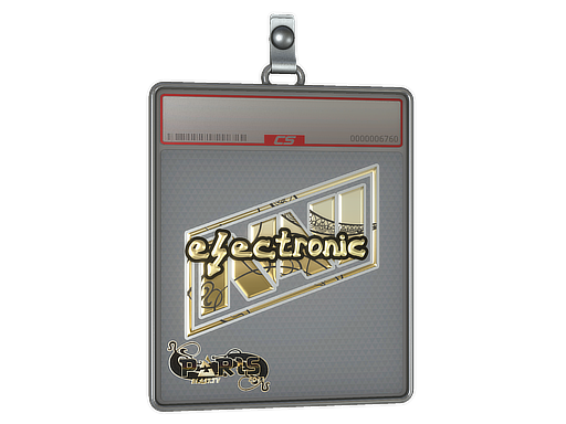 Sticker Slab | electronic (Gold) | Paris 2023