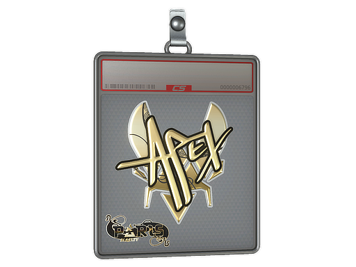 Sticker Slab | apEX (Gold) | Paris 2023