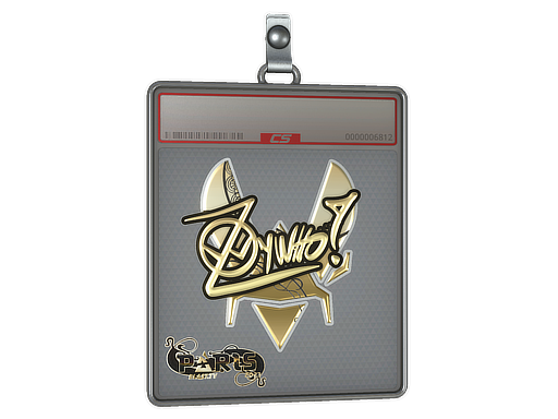 Sticker Slab | ZywOo (Gold) | Paris 2023