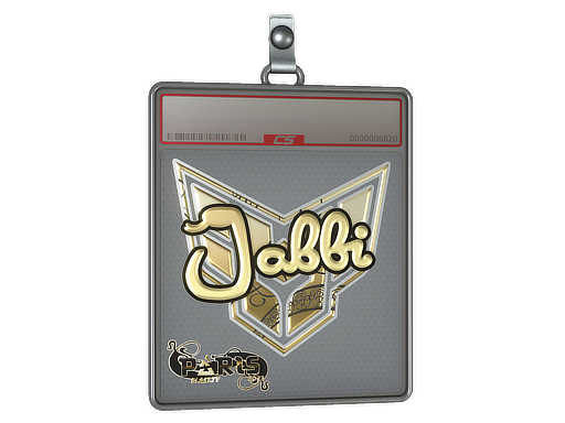 Sticker Slab | jabbi (Gold) | Paris 2023