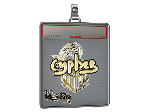 Sticker Slab | Cypher (Gold) | Paris 2023