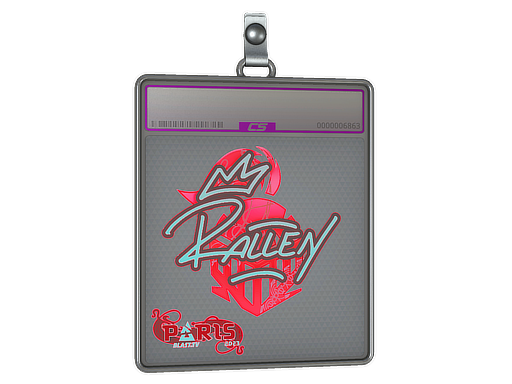 Sticker Slab | rallen (Holo) | Paris 2023