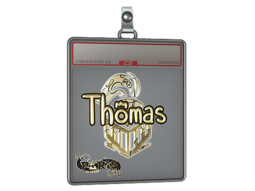 Sticker Slab | Thomas (Gold) | Paris 2023