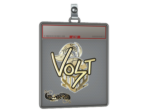 Sticker Slab | volt (Gold) | Paris 2023