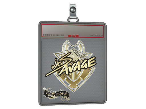 Sticker Slab | jks (Gold) | Paris 2023
