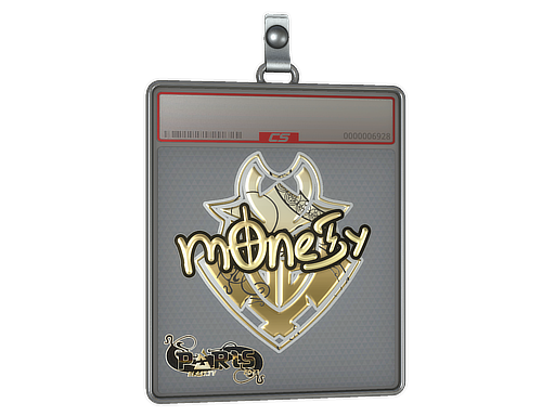 Sticker Slab | m0NESY (Gold) | Paris 2023