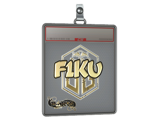 Sticker Slab | F1KU (Gold) | Paris 2023