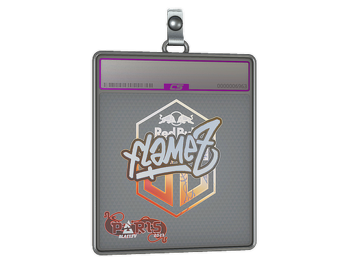 Sticker Slab | FlameZ (Holo) | Paris 2023