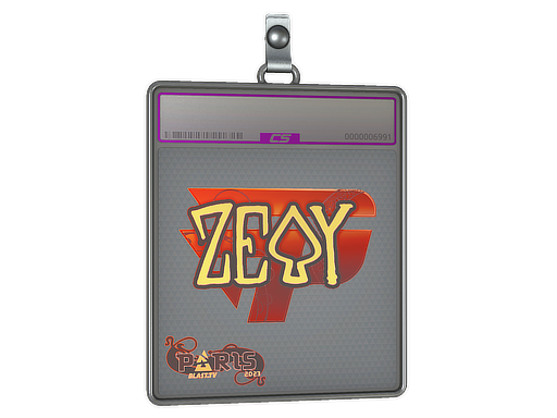 Sticker Slab | zevy (Holo) | Paris 2023
