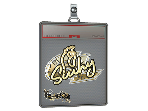 Sticker Slab | siuhy (Gold) | Paris 2023