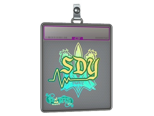 Sticker Slab | sdy (Holo) | Paris 2023
