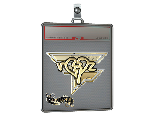 Sticker Slab | ropz (Gold) | Paris 2023