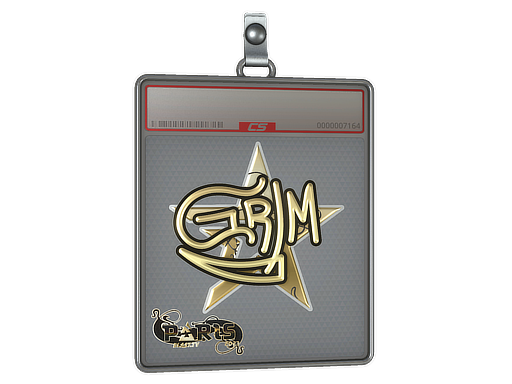 Sticker Slab | Grim (Gold) | Paris 2023