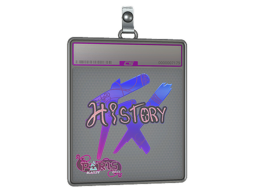 Sticker Slab | History (Holo) | Paris 2023