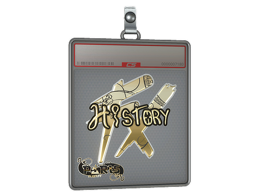 Sticker Slab | History (Gold) | Paris 2023