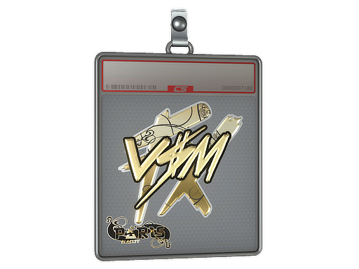 Sticker Slab | v$m (Gold) | Paris 2023