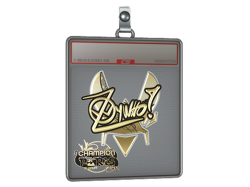 Sticker Slab | ZywOo (Gold, Champion) | Paris 2023